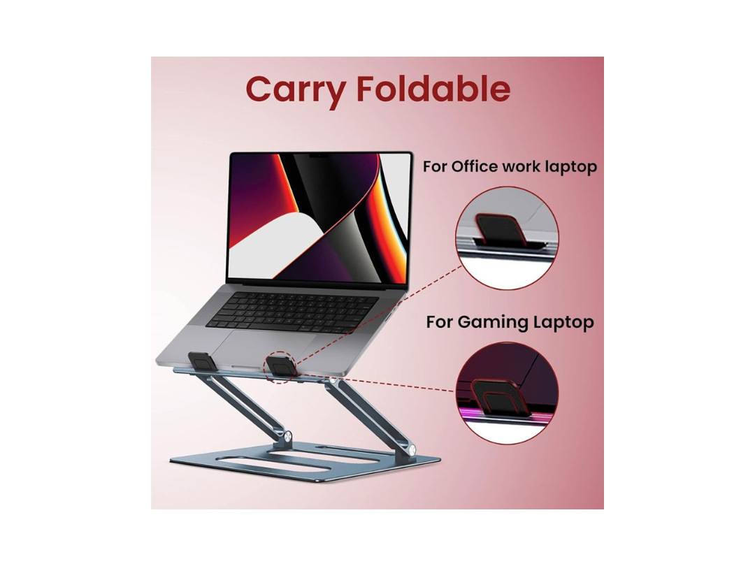 Moxedo Foldable Aluminum Laptop Stand Moxedo Foldable Aluminum Laptop Stand